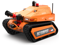 消防滅火機器人 （第1代，油動液壓、120國產(chǎn)消防水炮）